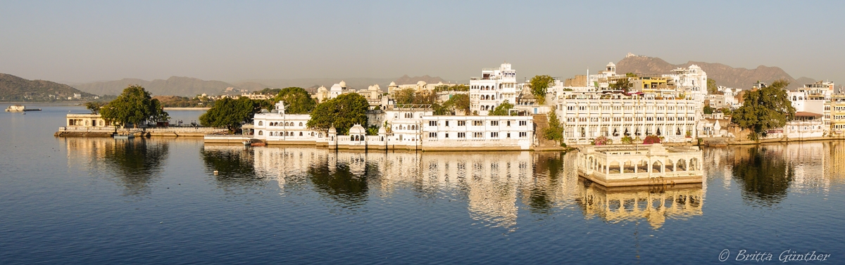 Ausblick vom Hotel - Udaipur