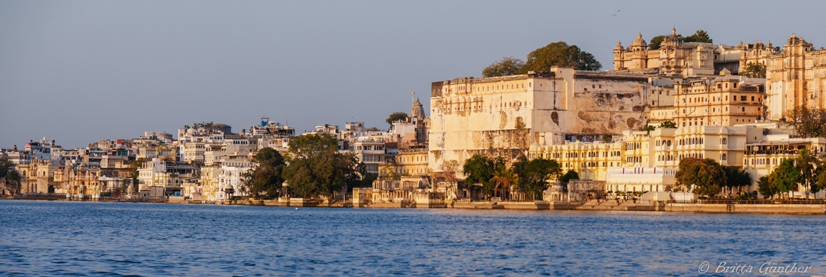 Udaipur im Sonnenuntergang