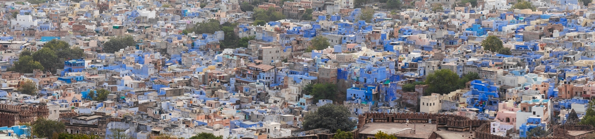 Weite Ansicht von Jodhpur