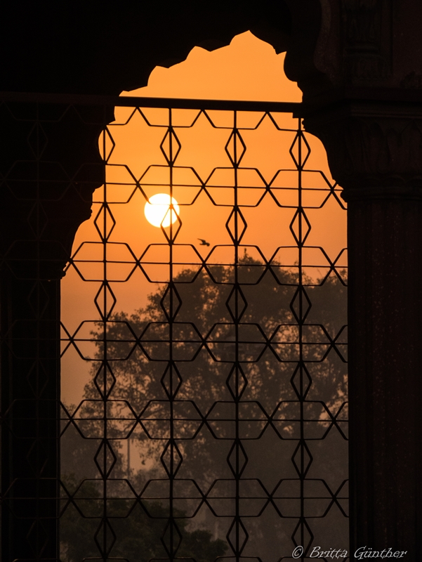 Sonnenaufgang Old Delhi