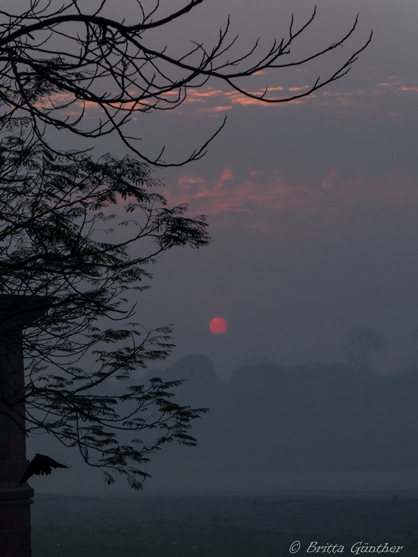 Sonnenaufgang Agra
