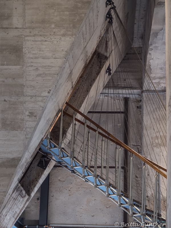 Treppe im Bunker