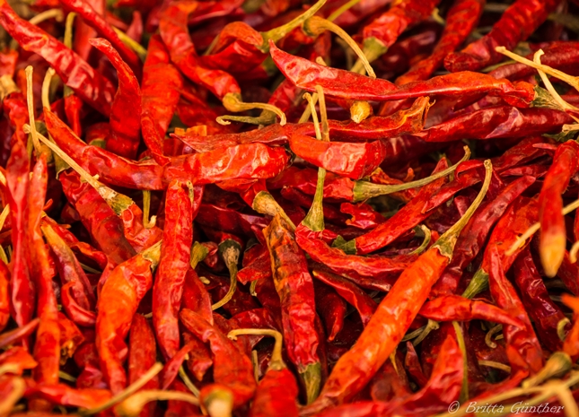 Chilli auf dem Gewürzmarkt