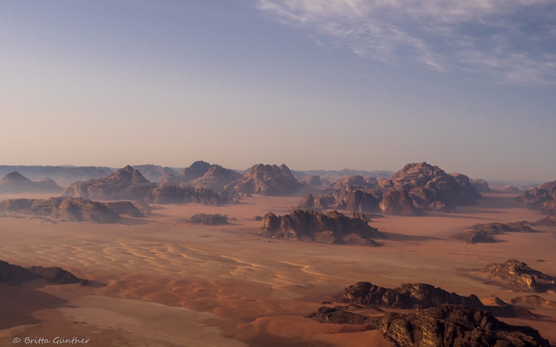 Wüste von oben