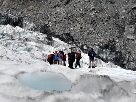 Auf dem Gletscher