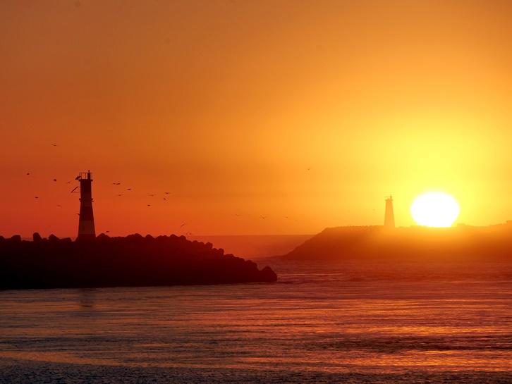 Sonnenuntergang Aveiro